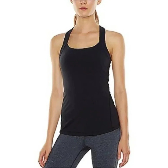 Lucy Tops - Lucy Fitness Top Shelf Bra Cross Back